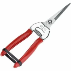 AOUGO Sécateur Professionnel Sécateur Ciseaux Greffage Manuel Sécateur Sécateur à Haie Avec Poignée Antidérapante Sécateur De Jardinage à Main Pour Arbre Fruitier (Lame Droite)