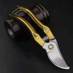 LUCKY-88 Cisailles D'élagage à économie De Main-d'œuvre Domestique Cisailles De Jardin (cisailles à Branches à Manche En Or) -Outil de taillage Soldes 59293554 5