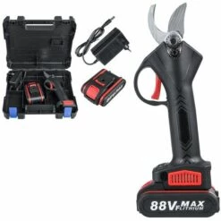 JMAX 88V 9000mAh Sécateur électrique 1x Batterie Rechargeable Sans Fil Sécateur Ciseaux De Coupe De Branche