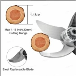 JMAX 88V 9000mAh Sécateur électrique 1x Batterie Rechargeable Sans Fil Sécateur Ciseaux De Coupe De Branche 11 JMAX 88V 9000mAh Sécateur électrique 1x Batterie Rechargeable Sans Fil Sécateur Ciseaux De Coupe De Branche -Outil de taillage Soldes 59824288 5