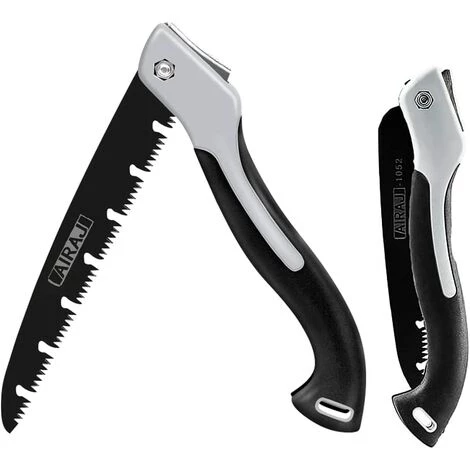 AIRAJ Scie D'élagage Scie Pliante Grande, La Longueur De La Lame SK5 Est De 250 Mm, Scie D'élagage Pliante, Scie De Jardin Avec Verrouillage De Sécurité, Utilisée Pour La Survie En Plein Air Et Le Jardinage, Scie À Bois, Scies D'élagage Professionnelles 3 AIRAJ Scie D'élagage Scie Pliante Grande, La Longueur De La Lame SK5 Est De 250 Mm, Scie D'élagage Pliante, Scie De Jardin Avec Verrouillage De Sécurité, Utilisée Pour La Survie En Plein Air Et Le Jardinage, Scie À Bois, Scies D'élagage Professionnelles