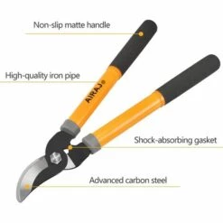 AIRAJ Loppers 38,5 Cm, Cisailles Professionnelles à Engrenage Bypass, Coupe Facile De Branches De 30 Mm D'épaisseur, Pour Bois Frais, Lame En Acier De Précision SK5 Originale De Haute Qualité, Aiguisée, Légère Et Durable -Outil de taillage Soldes 59869808 3