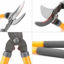 AIRAJ Loppers 38,5 Cm, Cisailles Professionnelles à Engrenage Bypass, Coupe Facile De Branches De 30 Mm D'épaisseur, Pour Bois Frais, Lame En Acier De Précision SK5 Originale De Haute Qualité, Aiguisée, Légère Et Durable -Outil de taillage Soldes 59869808 4