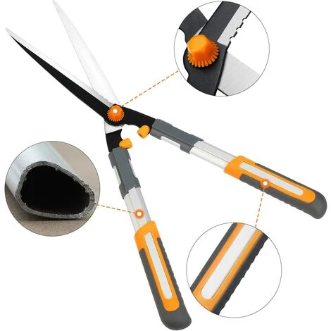 L'ensemble De Cisailles De Jardin AIRAJ Loppers Est Livré Avec Des Cisailles De Jardin De 50 Cm, Des Cisailles à Haies De 62 Cm, Des Cisailles De Jardin De 18 Cm, Des Lames Tranchantes SK5, Un Ensemble De Jardin Professionnel Pour Arbres Et Arbustes (ense 7 L'ensemble De Cisailles De Jardin AIRAJ Loppers Est Livré Avec Des Cisailles De Jardin De 50 Cm, Des Cisailles à Haies De 62 Cm, Des Cisailles De Jardin De 18 Cm, Des Lames Tranchantes SK5, Un Ensemble De Jardin Professionnel Pour Arbres Et Arbustes (ense – Image 5