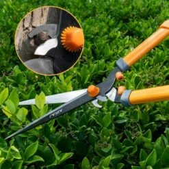 AIRAJ Ensemble De Cisailles à Haies, Coupe-haies Télescopiques De 84 Cm, Manuel De Cisailles à Haies De 61 Cm, Cisailles De Jardin Gratuites, Avec Lame Trempée, Pour La Conception De Jardin, Manuel De Cisailles à Haies De Jardin Professionnel -Outil de taillage Soldes 59869834 3