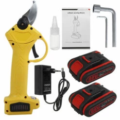 JMAX 88V Sécateur 30mm Avec 2 Batteries 2200mAh Coupeuse D'élagage D'aménagement Paysager Pour Arbres Fruitiers -Outil de taillage Soldes 60246307 5