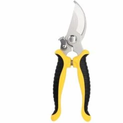 ELLE Sécateur, Sécateur Ciseaux Jardinage Cisailles À Fruits Cisailles Multifonctions Pour Branches D'Arbres Cisailles De Jardin Sécateur Manuel Forme Ergonomique, Tondeuses De Jardin(jaune + Noir)