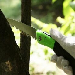 JOORRT Prime Scie Pliante à Main, Scie D'élagage Avec Poignée Antidérapante Et Lame Acier Trempée, Outils Portatifs D'élagage De Jardinage -Outil de taillage Soldes 61130259 3