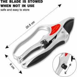 LYCXAMES Sécateur Jardin - Anti Glissement Poignees, Mécanisme De Déverrouillage, Sécateur Bypass, Revêtement Antiadhésif - Ciseaux De Jardin Sharp Hand Pruners 9 LYCXAMES Sécateur Jardin - Anti Glissement Poignees, Mécanisme De Déverrouillage, Sécateur Bypass, Revêtement Antiadhésif - Ciseaux De Jardin Sharp Hand Pruners -Outil de taillage Soldes 61326880 3