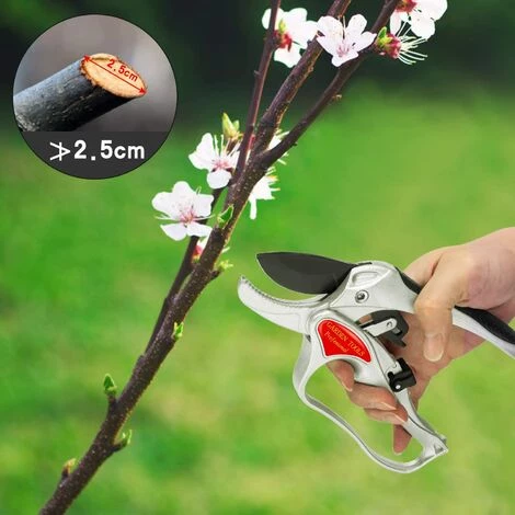 LYCXAMES Sécateur Jardin - Anti Glissement Poignees, Mécanisme De Déverrouillage, Sécateur Bypass, Revêtement Antiadhésif - Ciseaux De Jardin Sharp Hand Pruners 7 LYCXAMES Sécateur Jardin - Anti Glissement Poignees, Mécanisme De Déverrouillage, Sécateur Bypass, Revêtement Antiadhésif - Ciseaux De Jardin Sharp Hand Pruners – Image 5