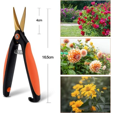 ZOLGINAH Sécateur De Jardinage,Sécateur De Jardin Antirouille Sk5 En Deux Parties Avec Verrouillage De Sécurité Convient à La Taille Des Plantes Et Des Fleurs D'intérieur Et D'extérieur 5 ZOLGINAH Sécateur De Jardinage,Sécateur De Jardin Antirouille Sk5 En Deux Parties Avec Verrouillage De Sécurité Convient à La Taille Des Plantes Et Des Fleurs D'intérieur Et D'extérieur – Image 3