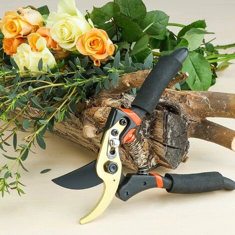 ZOLGINAH Sécateur De Jardinage,Sécateur De Jardin Antirouille Sk5 En Deux Parties Avec Verrouillage De Sécurité Convient à La Taille Des Plantes Et Des Fleurs D'intérieur Et D'extérieur 7 ZOLGINAH Sécateur De Jardinage,Sécateur De Jardin Antirouille Sk5 En Deux Parties Avec Verrouillage De Sécurité Convient à La Taille Des Plantes Et Des Fleurs D'intérieur Et D'extérieur – Image 5
