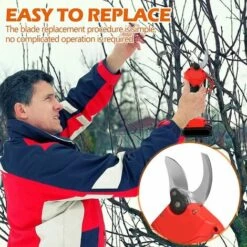2.5 Lame Supérieure 2 Pièces Sécateurs électriques Sans Fil Pour Sécateurs électriques Lames De Rechange Pour Professionnel Alimenté Par Batterie,HANBING -Outil de taillage Soldes 63785268 4