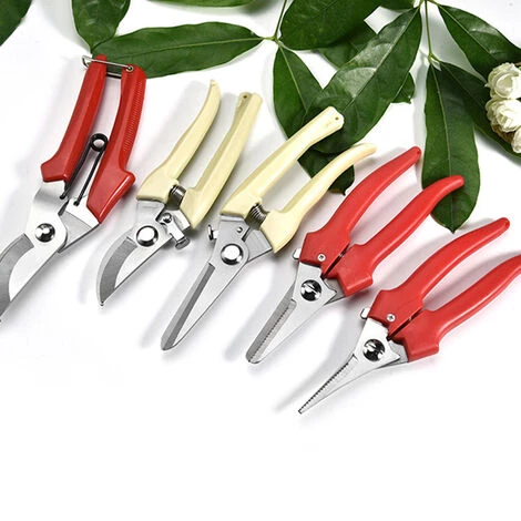 JUNJUN-Sécateur - Sécateur De Jardin à Une Main Haute Performance Blanc Droit 6 JUNJUN-Sécateur - Sécateur De Jardin à Une Main Haute Performance Blanc Droit – Image 4