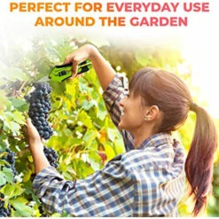 JUNJUN-Ciseaux De Jardin Confortables Et Sécateur De Précision Vert -Outil de taillage Soldes 63802590 5