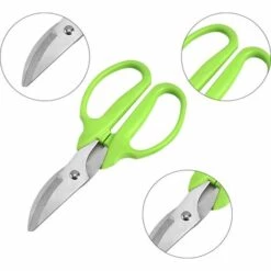 JUNJUN-Cisailles De Jardinage Succulentes Cisailles De Jardin Jardin Fleuriste Sécateur De Fleurs Tête Ronde Courte -Outil de taillage Soldes 63802649 2