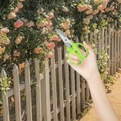 JUNJUN-Cisailles De Jardinage Succulentes Cisailles De Jardin Jardin Fleuriste Sécateur De Fleurs Tête Ronde Courte -Outil de taillage Soldes 63802649 5