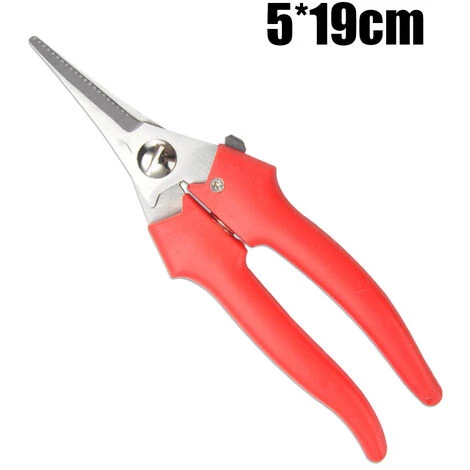 JUNJUN-Sécateur - Sécateur De Jardin Haute Performance à Une Main Pointu Rouge 4 JUNJUN-Sécateur - Sécateur De Jardin Haute Performance à Une Main Pointu Rouge – Image 2