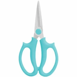 JUNJUN-Ciseaux à Fleurs De Jardin, Cisailles à Fleurs En Acier Inoxydable, Sécateur Puissant Pour Fleurs, Branches Bleu