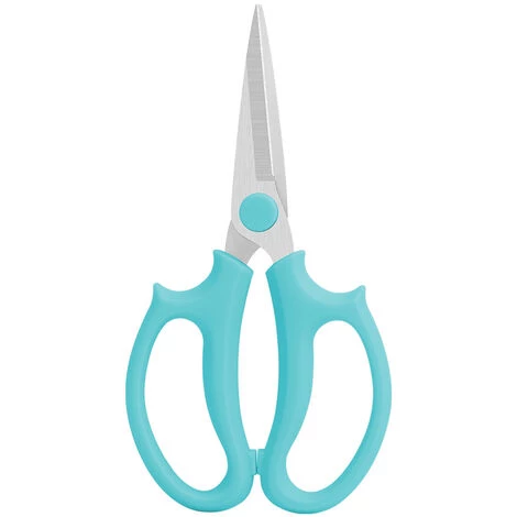 JUNJUN-Ciseaux à Fleurs De Jardin, Cisailles à Fleurs En Acier Inoxydable, Sécateur Puissant Pour Fleurs, Branches Bleu 3 JUNJUN-Ciseaux à Fleurs De Jardin, Cisailles à Fleurs En Acier Inoxydable, Sécateur Puissant Pour Fleurs, Branches Bleu