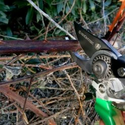 MEZHENG Sécateur De Jardin Faucon Lame Franche Acier Japonais Et Teflon. Ciseaux à Fleurs Coupe Bypass Bois Sec Et Vert 215 Mm -Outil de taillage Soldes 64159500 4