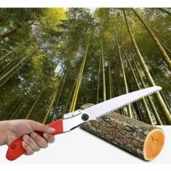 BF Scie D'élagage Pliante Scie De Jardinage Portable Avec Poignée Antidérapante élagage Jardinage Camping Scie Pour Tailler Les Arbres, -Outil de taillage Soldes 64397163 3