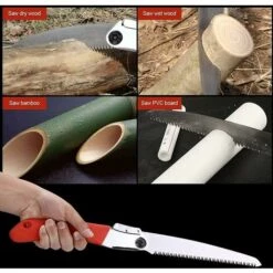 BF Scie D'élagage Pliante Scie De Jardinage Portable Avec Poignée Antidérapante élagage Jardinage Camping Scie Pour Tailler Les Arbres, -Outil de taillage Soldes 64397163 4