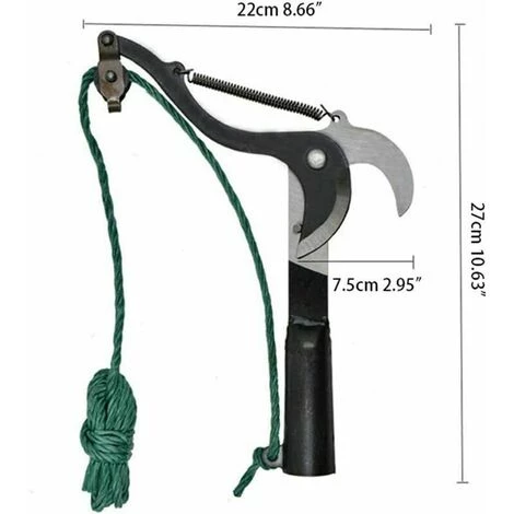 Dontodent Haute Altitude Sécateur émondeuse Branches De Coupe Pointue Jardin Ciseaux Cueillir Les Fruits Outil Avec Corde Poulie Cisaillement 4 Dontodent Haute Altitude Sécateur émondeuse Branches De Coupe Pointue Jardin Ciseaux Cueillir Les Fruits Outil Avec Corde Poulie Cisaillement – Image 2
