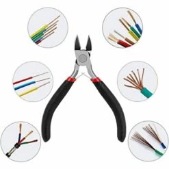 LTS FAFA Mini Coupe-fils Diagonaux De 4,5 Pouces - Coupe-fils Multifonctions En Acier Inoxydable Avec Poignées Antidérapantes - Pince Coupante Pour Bijoux Artisanaux En Métal Doux -Outil de taillage Soldes 64931968 3