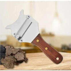 BDD 1 Paquet De Couteau à Trancher Au Chocolat Noir En Acier Inoxydable 304 Râpe Multifonctionnelle à Fromage Végétal Pour La Cuisson De La Cuisine -Outil de taillage Soldes 65374515 4