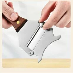 BDD 1 Paquet De Couteau à Trancher Au Chocolat Noir En Acier Inoxydable 304 Râpe Multifonctionnelle à Fromage Végétal Pour La Cuisson De La Cuisine -Outil de taillage Soldes 65374515 5
