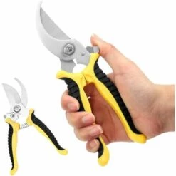 OSQI Sécateur à Enclume Pour Bois Sec Et Dur, Sécateur De Jardin à Lame Droite, Sécateur D'arbres Poignées Ergonomiques, Sécateur De Jardin Professionnel -Outil de taillage Soldes 65500959 4