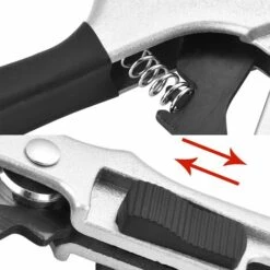 OSQI Sécateur De Jardin Ciseaux De Jardin, Sécateur à Lame Franche Avec Poignées En éponge Et Protection De Sécurité, Diamètre De Coupe Maximum 20 Mm, Outil De Sécateur De Jardinage Bonsaï -Outil de taillage Soldes 65501709 4