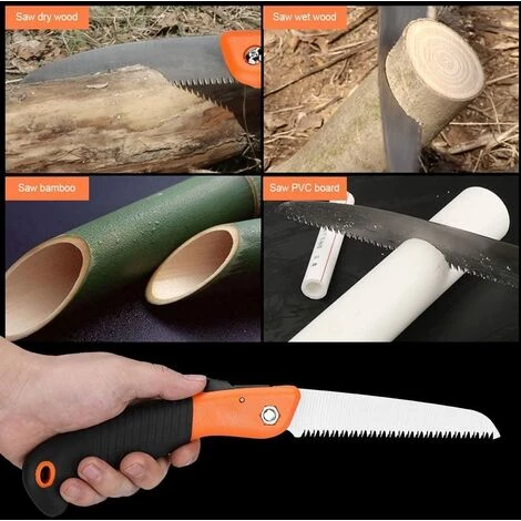 OSQI Scie à Main Pliante Avec Lame Tranchante, Poignée Solide 7 OSQI Scie à Main Pliante Avec Lame Tranchante, Poignée Solide – Image 5