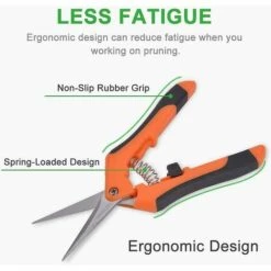 HELLO KITTY BAIN Lot De 3 Sécateurs, Cisailles De Jardinage à Main Avec Lames Droites De Précision En Acier Inoxydable -Outil de taillage Soldes 65627061 4