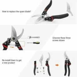 HELLO KITTY BAIN Sécateur De Jardin, Sécateur De Printemps Ciseaux Professionnels Sécateur Sécateur Sécateur Wit -Outil de taillage Soldes 65627084 4