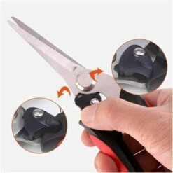 MEZHENG Sécateur Plantes D'intérieur Cisailles De Jardin De Micro-tiges Pour Rognage Précis - Cisailles à La Main Droite Avec Lames D'acier Au Carbone, Ciseaux De Fleurs Bonsai Snippers Couper Des Fruits Ou D -Outil de taillage Soldes 65824025 3