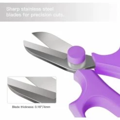 QERSTA Housolution Sécateur à Jardin/Ciseaux De Greffage En Acier De Haute Qualité, Jardinage Professionnel, Parfait Pour Ranger Les Plantes Et Le Jardin - Violet -Outil de taillage Soldes 66198038 3