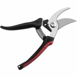 FLYME Sécateur Professionnel En Alliage D'acier Carbone Qualité Supérieure Lame Aiguisée Bypass Shears Noir Et Rouge