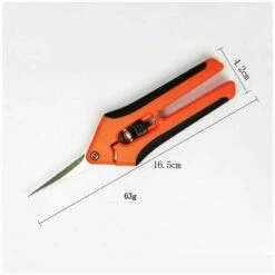 ENLENK Sécateur De Jardinage Manuel Professionnel En Acier Inoxydable G85 Orange Noir Ciseaux De Jardinage Droit Emballage De Carte (orange) -Outil de taillage Soldes 67839407 2