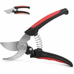 LTS FAFA Secateur De Jardin Sécateur Jardin Lame Franche Ciseaux De Jardin De Haute Précision Avec Lame Incurvée Et Inoxydable