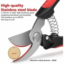 LTS FAFA Secateur De Jardin Sécateur Jardin Lame Franche Ciseaux De Jardin De Haute Précision Avec Lame Incurvée Et Inoxydable -Outil de taillage Soldes 67894599 3