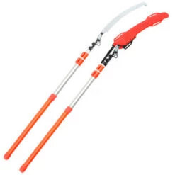 Scie à Perche Japonaise D'élagage FORESTER 1,7 à 4,5 Mètres - L.380 - Ep. 1,7 Mm - 7,5 Dents Par 30 Mm - 273-30 - Silky