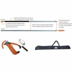 Kit Perche Avec Rallonge Et Echenilloir Professionnel Bahco ASP3740-P3437 -Outil de taillage Soldes 9195551 2