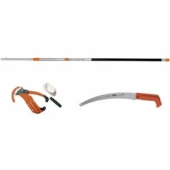 Kit Echenilloir Bahco P34-37 Avec Scie 340-6T Et Perche Télescopique 3,5 Mètres
